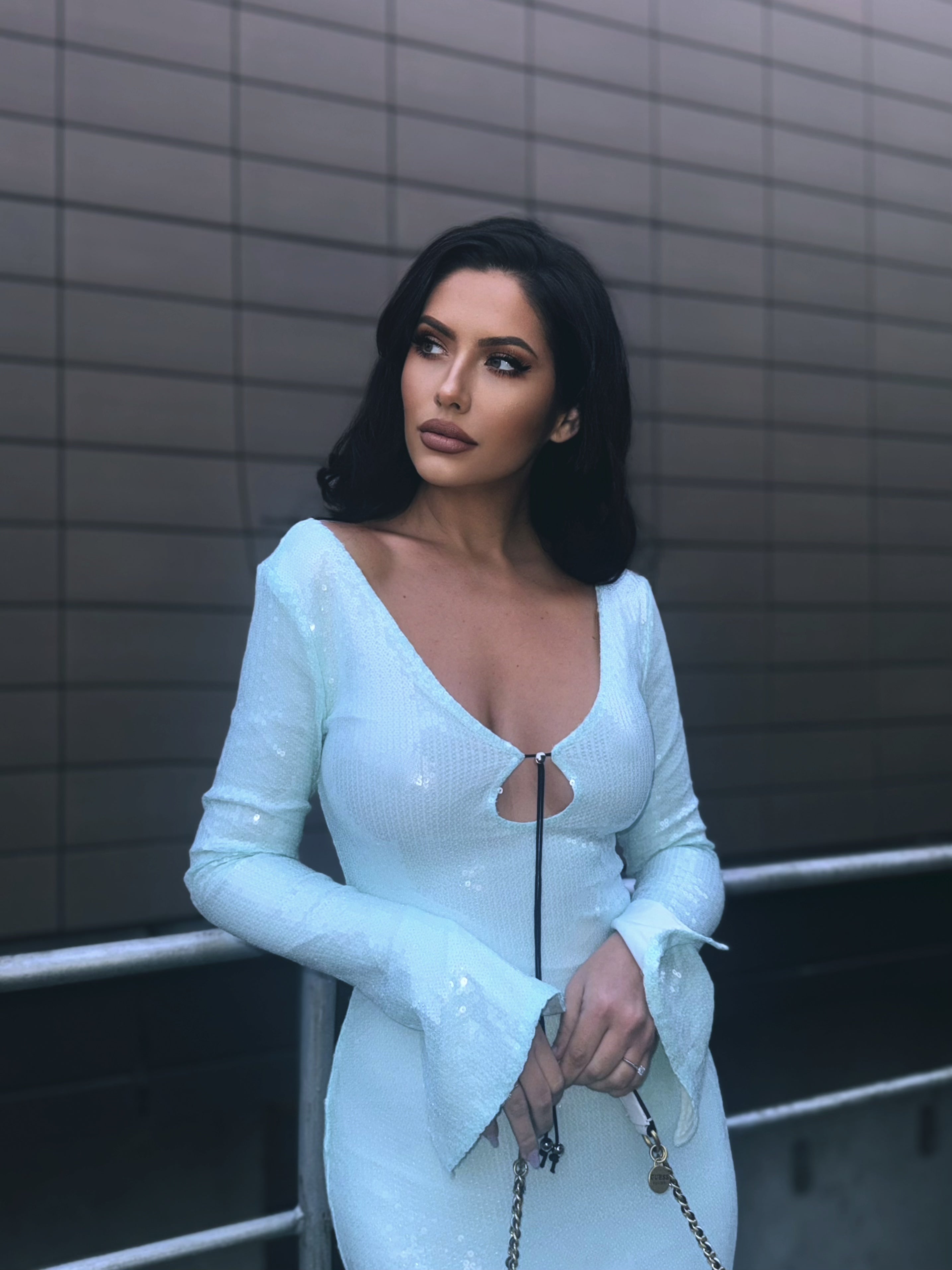 Amber turquoise dress