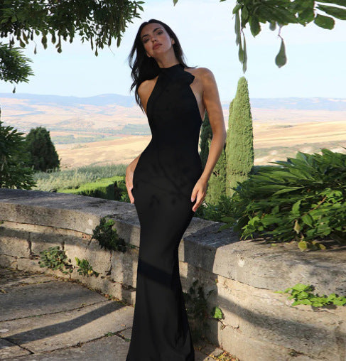 Naomi open back dress