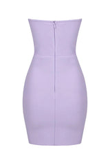 שמלת מיני ג׳יזל סגולה