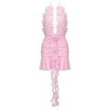 שמלת בל ורודה