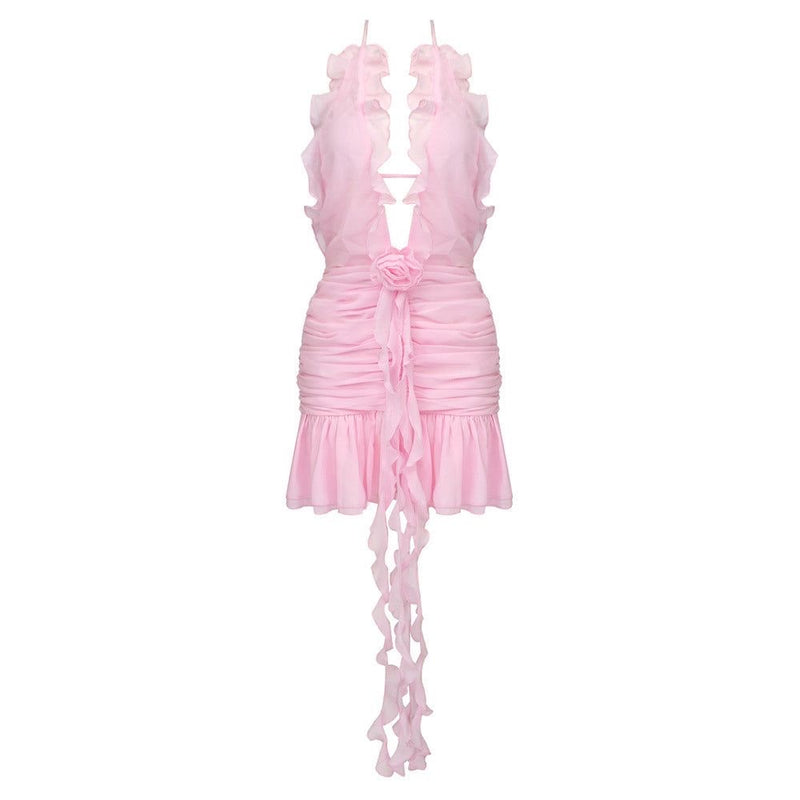 שמלת בל ורודה