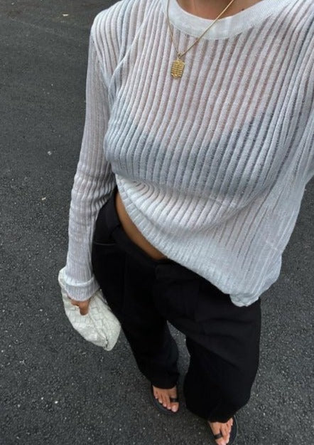 White Isabel knit