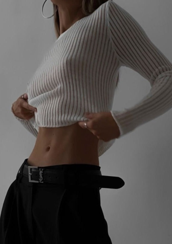 White Isabel knit